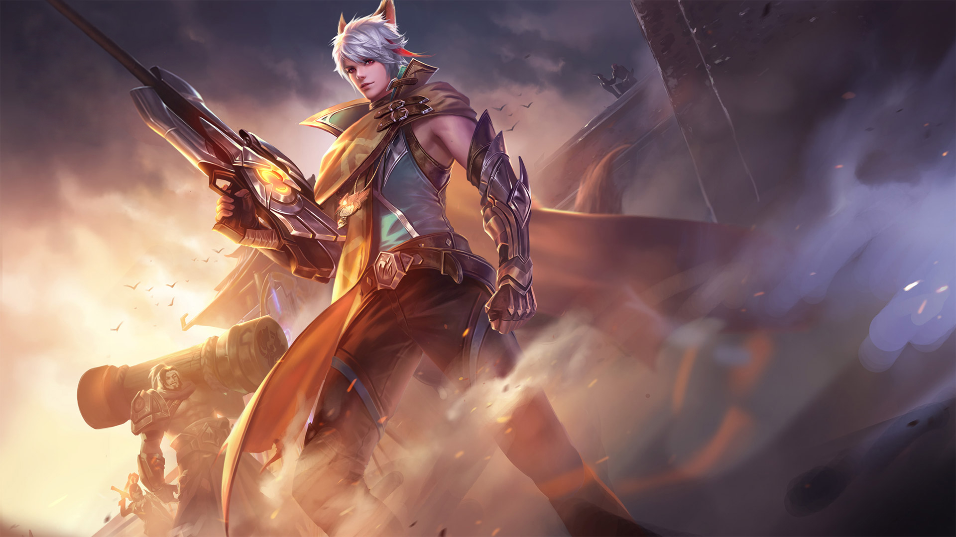 战斗歌曲开始了！单王被狼X战神Jax锁定。团队战是1对3。双方进入最后一轮